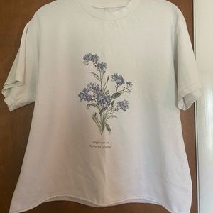 brandy melville forget me nots tshirt